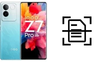 Numériser un document sur un vivo iQOO Z7 Pro