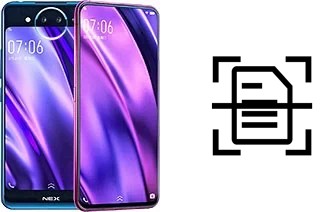 Numériser un document sur un vivo NEX Dual Display