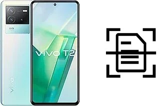 Numériser un document sur un vivo T2
