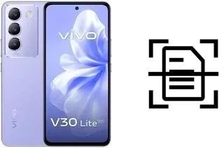 Numériser un document sur un vivo V30 Lite (ME)