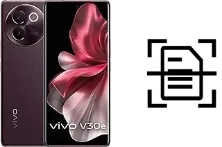 Numériser un document sur un vivo V30e