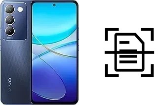 Numériser un document sur un vivo V40 SE