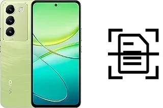 Numériser un document sur un vivo Y100 4G