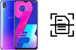 Numériser un document sur un vivo Y93 (Mediatek)