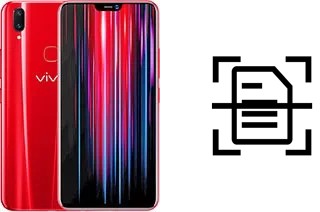 Numériser un document sur un vivo Z1 Lite