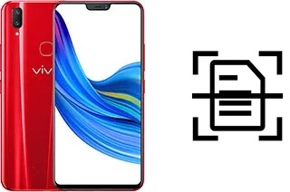 Numériser un document sur un vivo Z1