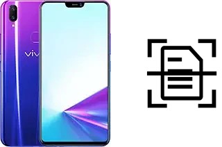 Numériser un document sur un vivo Z3x