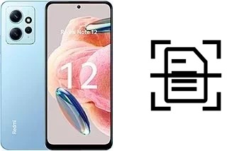 Numériser un document sur un Xiaomi Redmi Note 12 4G