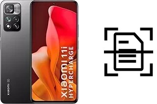 Numériser un document sur un Xiaomi 11i HyperCharge