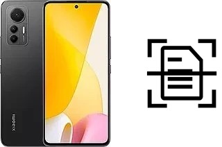 Numériser un document sur un Xiaomi 12 Lite