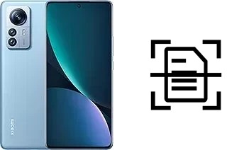 Numériser un document sur un Xiaomi 12 Pro (Dimensity)