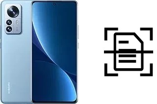 Numériser un document sur un Xiaomi 12 Pro