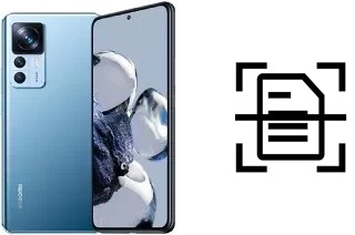 Numériser un document sur un Xiaomi 12T Pro