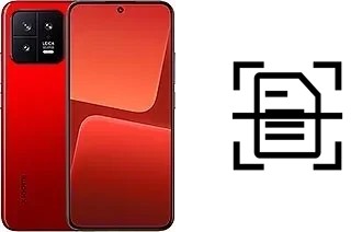 Numériser un document sur un Xiaomi 13