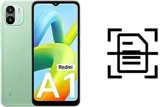 Numériser un document sur un Xiaomi Redmi A1