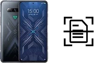 Numériser un document sur un Xiaomi Black Shark 4 Pro