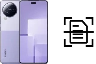 Numériser un document sur un Xiaomi Civi 3