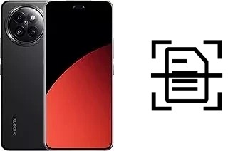 Numériser un document sur un Xiaomi Civi 4 Pro