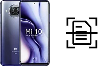 Numériser un document sur un Xiaomi Mi 10i 5G