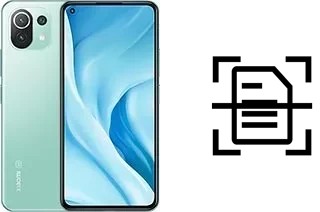 Numériser un document sur un Xiaomi Mi 11 Lite 5G
