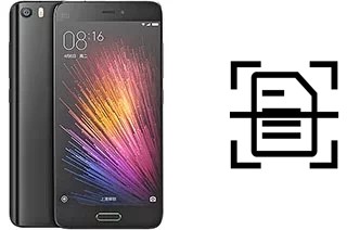 Numériser un document sur un Xiaomi Mi 5 Exclusive Edition