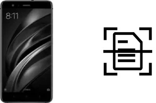 Numériser un document sur un Xiaomi Mi 5X