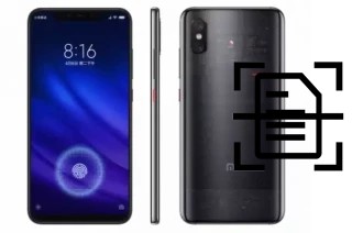 Numériser un document sur un Xiaomi Mi 8 Screen Fingerprint Edition