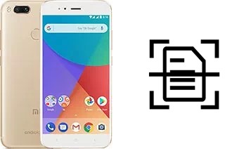 Numériser un document sur un Xiaomi Mi A1 (Mi 5X)