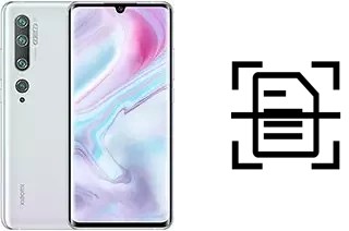 Numériser un document sur un Xiaomi Mi CC9 Pro