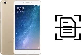 Numériser un document sur un Xiaomi Mi Max 2