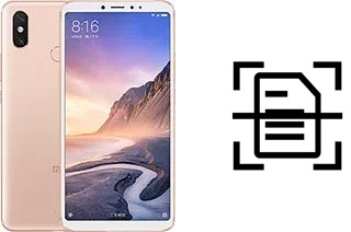 Numériser un document sur un Xiaomi Mi Max 3