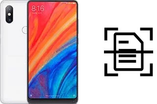 Numériser un document sur un Xiaomi Mi Mix 2S