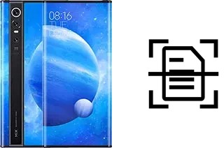 Numériser un document sur un Xiaomi Mi Mix Alpha