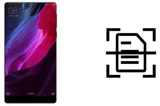 Numériser un document sur un Xiaomi Mi MIX Exclusive Edition