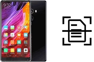 Numériser un document sur un Xiaomi Mi MIX 2 Special Edition