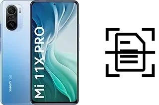 Numériser un document sur un Xiaomi Mi 11X Pro