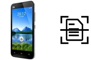 Numériser un document sur un Xiaomi Mi 2