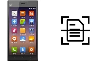 Numériser un document sur un Xiaomi Mi 3