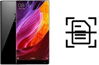 Numériser un document sur un Xiaomi Mi Mix