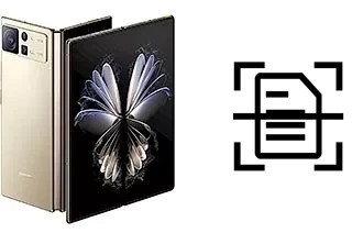 Numériser un document sur un Xiaomi Mix Fold 2