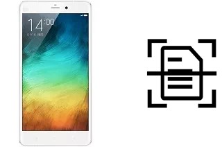 Numériser un document sur un Xiaomi Mi Note