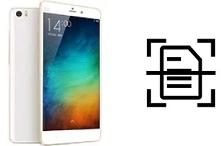 Numériser un document sur un Xiaomi Mi Note Pro