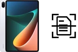 Numériser un document sur un Xiaomi Pad 5 Pro