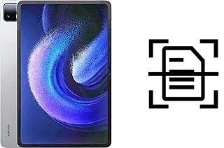 Numériser un document sur un Xiaomi Pad 6 Max 14