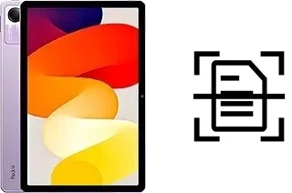 Numériser un document sur un Xiaomi Redmi Pad SE