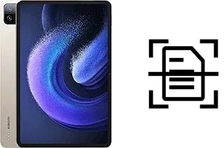 Numériser un document sur un Xiaomi Pad 6 Pro