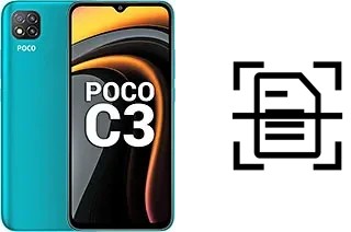 Numériser un document sur un Xiaomi Poco C3