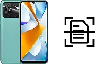 Numériser un document sur un Xiaomi Poco C40