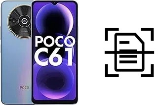 Numériser un document sur un Xiaomi Poco C61