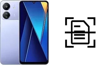 Numériser un document sur un Xiaomi Poco C65